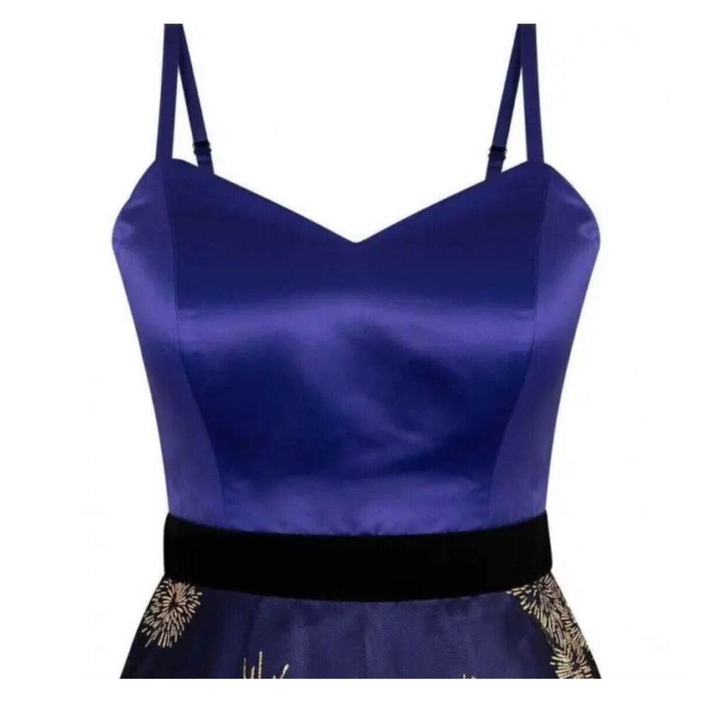 Disney World 50th Anniversary Cinderella Castle Fireworks Dress Earidescent NEW - Picture 5 of 5